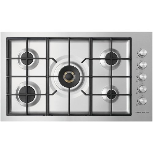 Photos - Hob Fisher & Paykel  35.5" Gas Cooktop - Stainless Steel CG365DLPRX2 N 