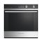 Fisher & Paykel - 23.5" Built-In Single Electric Convection Wall Oven - Polished Stainless Steel/Black Glass-Front_Standard