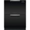 Fisher & Paykel - 24" Front Control Built-In Dishwasher - Black-Front_Standard
