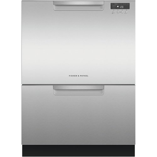 "Fisher & Paykel - 24"" Front Control Built-In Dishwasher - Stainless Steel"