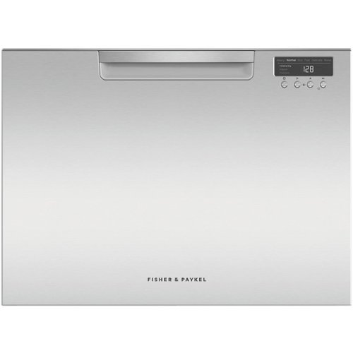 Fisher & Paykel - 24" Front Control Built-In Dishwasher - Stainless steel