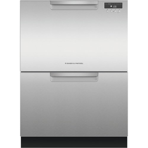 Fisher & Paykel - 24" Front Control Built-In Dishwasher - Stainless Steel
