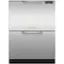 Front. Fisher & Paykel - 24" Front Control Built-In Dishwasher - Stainless Steel.