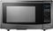 Insignia™ - 1.1 Cu. Ft. Microwave - Black Stainless Steel-Front_Standard