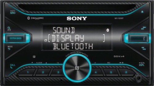  Sony - Built-in Bluetooth - In-Dash CD/DM Receiver - Black