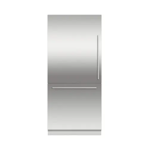Front. Fisher & Paykel - ActiveSmart 16.8 Cu. Ft. Bottom-Freezer Built-In Refrigerator - White.