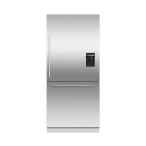 Fisher &amp; Paykel - ActiveSmart 16.8 Cu. Ft. Bottom-Freezer Built-In Refrigerator - White
