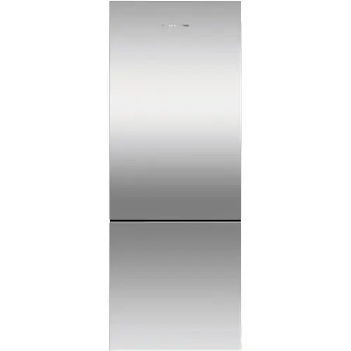 Front. Fisher & Paykel - ActiveSmart 13.5 Cu. Ft. Bottom-Freezer Counter-Depth Refrigerator - Ezkleen Stainless Steel.