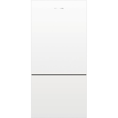 Fisher & Paykel - ActiveSmart 17.5 Cu. Ft. Bottom-Freezer Counter-Depth Refrigerator - White