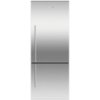 Fisher & Paykel - ActiveSmart 13.4 Cu. Ft. Bottom-Freezer Counter-Depth Refrigerator - Stainless Steel-Front_Standard