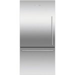 Fisher & Paykel - ActiveSmart 17.1 Cu. Ft. Bottom-Freezer Counter-Depth Refrigerator - Stainless steel - Front_Standard