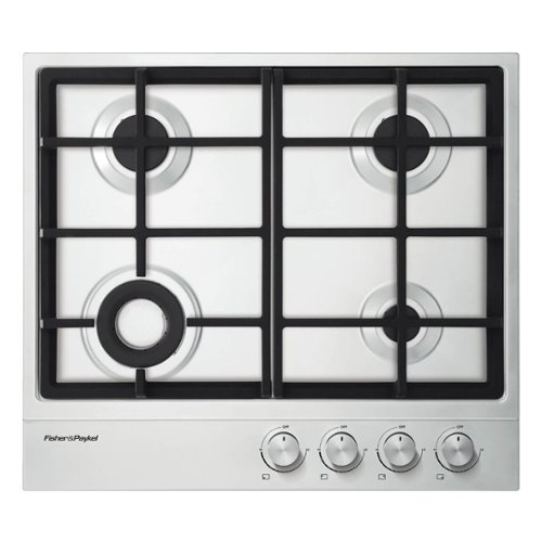 Photos - Hob Fisher & Paykel  23.6" Gas Cooktop - Stainless Steel CG244DNGX1-N 