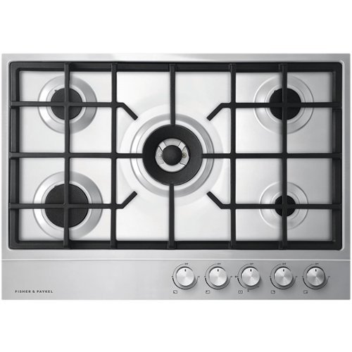 Fisher & Paykel - 29.5" Gas Cooktop - Stainless steel