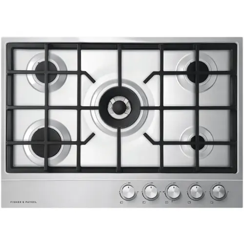 Front. Fisher & Paykel - 29.5" Gas Cooktop - Stainless Steel.