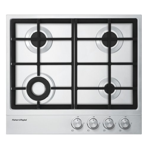 Fisher & Paykel - 23.6" Gas Cooktop - Stainless steel