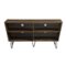Walker Edison - Crosby TV Stand for Most Flat-Panel TVs Up to 55" - Dark Walnut-Front_Standard