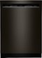 KitchenAid - 24" Front Control Tall Tub Built-In Dishwasher with Stainless Steel Tub - Black Stainless Steel with PrintShield™ Finish-Front_Standard