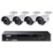 Lorex - 8-Channel, 4-Camera Indoor/Outdoor Wired 4K 1TB DVR Security System-Front_Standard