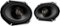 Kenwood - Road Series 6" x 8" 2-Way Car Speakers with Cloth Cones (Pair) - Black-Front_Standard