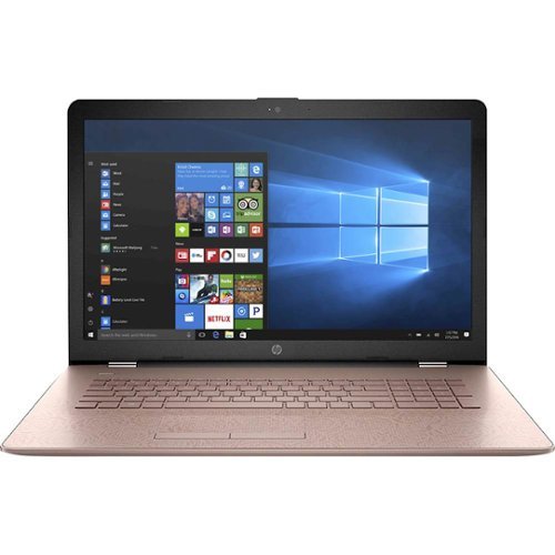 HP - 17.3" Refurbished Touch-Screen Laptop - Intel Core i3 - 8GB Memory - 2TB Hard Drive - Rose Gold-Front_Standard 