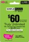 Simple Mobile - $60 Prepaid Phone Card-Front_Standard