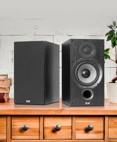 【美品】 ELAC DEBUT2.0 DB62-BK ELAC DB62BK Debut 2.0 Bookshelf Speakers (Pair) - Black for sale