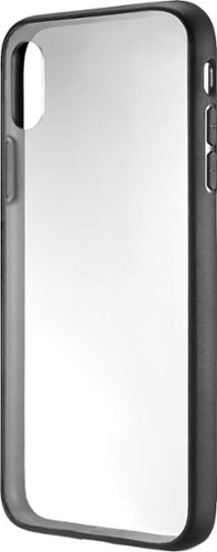  Insignia™ - Hardshell Case for Apple® iPhone® X and XS - Clear and Black