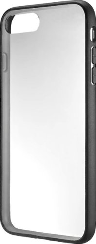  Insignia™ - Hardshell Case for Apple® iPhone® 7 Plus and 8 Plus - Clear and Black