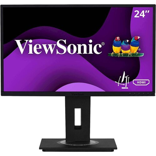ViewSonic - VGV2448 24" IPS LED FHD Monitor (DVI, DisplayPort, Mini DisplayPort, HDMI, VGA) - Black