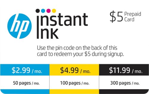  HP - Instant Ink 50/100/300 Any Page Monthly Plan