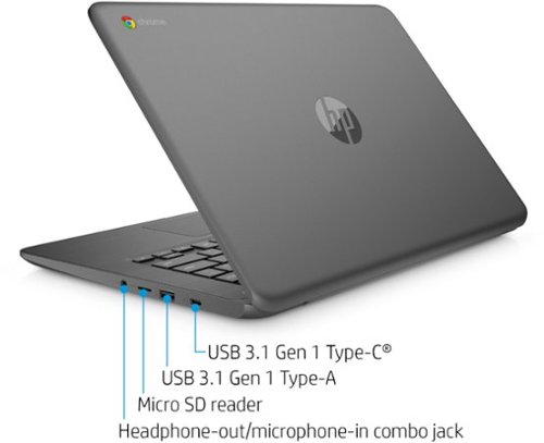 HP 14 Touch-Screen Chromebook - Intel Celeron - 4GB Memory - 32GB eMMC Flash Memory BUY IN EUROPE
