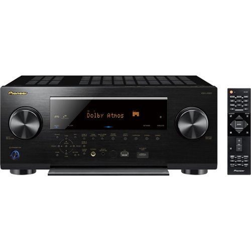 Pioneer - Elite 9.2-Ch. Hi-Res 4K Ultra HD A/V Home Theater Receiver with Google Voice Assistant Built-in - Black-Front_Standard 