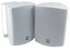 Dual - 3-Way Indoor/Outdoor Speakers (Pair) - White-Front_Standard