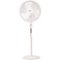 Black+Decker - 18" Stand Fan - White-Front_Standard