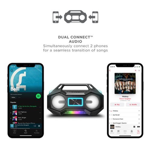 ION Audio Party Rocker Go high-Power Boombox with Party Starter Lights - Black SHOP ONLINE