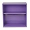 OSP Home Furnishings - Metal Bookcase - Purple-Front_Standard 