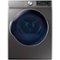 Samsung - 4.0 Cu. Ft. 12-Cycle Electric Dryer - Inox Gray-Front_Standard