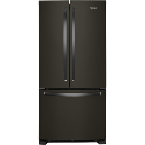  Whirlpool - 22.1 Cu. Ft. French Door Refrigerator - Black Stainless Steel