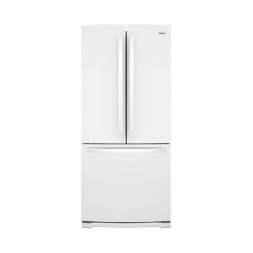 Whirlpool - 19.7 Cu. Ft. French Door Refrigerator - White