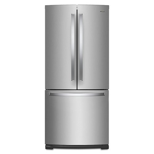 Whirlpool - 19.7 Cu. Ft. French Door Refrigerator - Stainless Steel