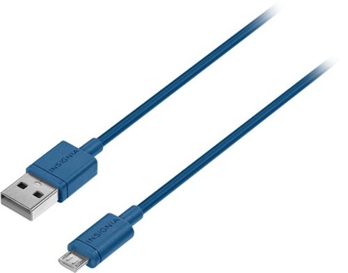  Insignia™ - 3' USB Type A-to-Micro-USB Charge-and-Sync Cable - Blue