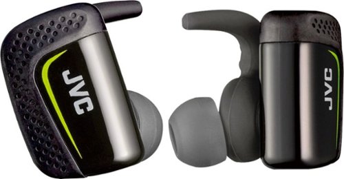  JVC - HA-ET90BT Sport True Wireless In-Ear Headphones - Black