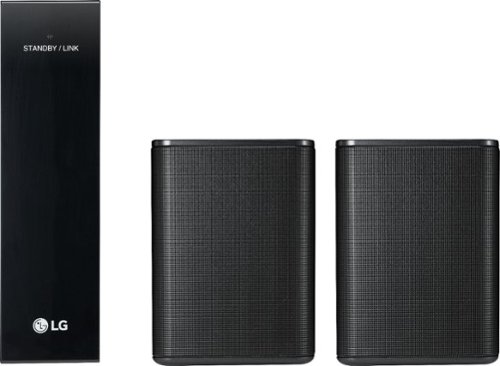 LG - 70W Wireless Rear Channel Speakers (Pair) - Black