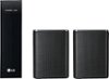 LG - 70W Wireless Rear Channel Speakers (Pair) - Black-Front_Standard
