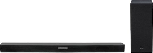  LG - 2.1-Channel Hi-Res Audio Sound Bar with DTS Virtual:X - Black