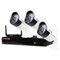 Defender - 4-Channel, 3-Camera Wireless 1TB DVR Surveillance System - Black/White-Front_Standard