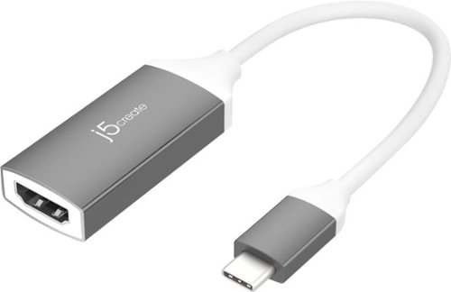 j5create - USB-C to 4K HDMI Adapter - Space Gray/White