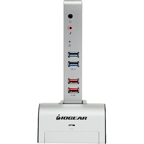 IOGEAR - Met(AL) Vault Dock USB 3.0 Docking Station