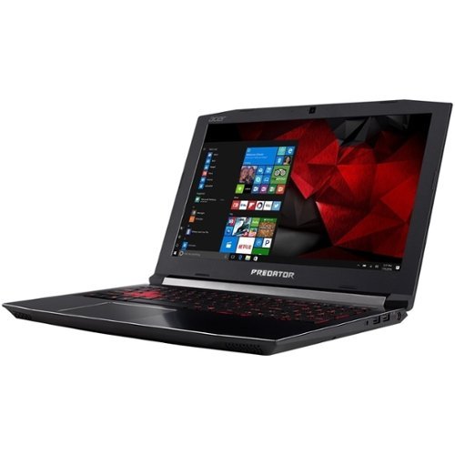 Acer - 17.3" Refurbished Laptop - Intel Core i7 - 16GB Memory - NVIDIA GeForce GTX 1060 - 1TB HDD + 256GB SSD - Shale Black-Front_Standard 