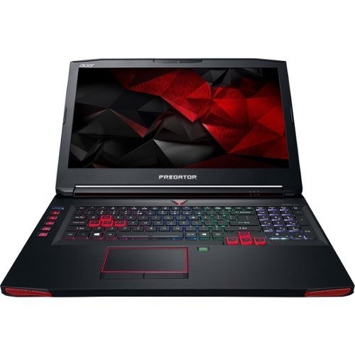 Acer - 17.3" Refurbished Laptop - Intel Core i7 - 16GB Memory - NVIDIA GeForce GTX 1070 - 1TB HDD + 256GB SSD - Black-Front_Standard 